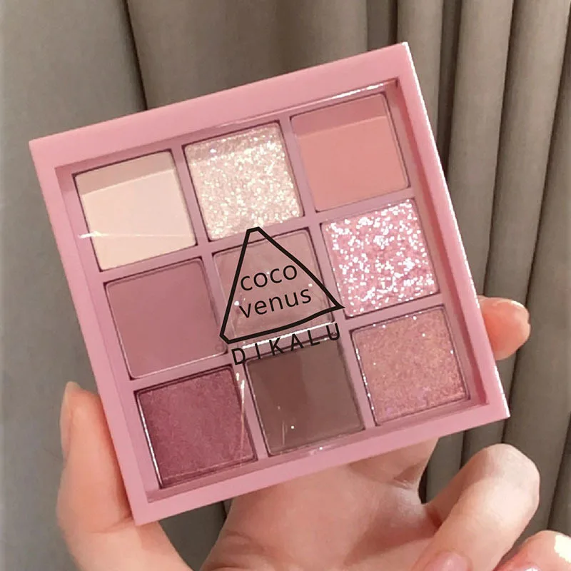 New Smoke Rose 9 Colors Eyeshadow Palette Pearlescent Matte Earth Color Eye Shadow Makeup Palette Waterproof Korean Makeup
New Smoke Rose 9 Colors Eyeshadow Palette Pearlescent Matte Earth Color Eye Shadow Makeup Palette Waterproof Korean Makeup