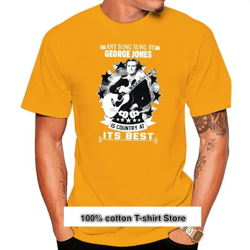 Camiseta negra para hombre, camisa de any cantion Sung por George Jones Is Country At Its Best, S-6XL
Camiseta negra para hombre, camisa de any cantion Sung por George Jones Is Country At Its Best, S-6XL