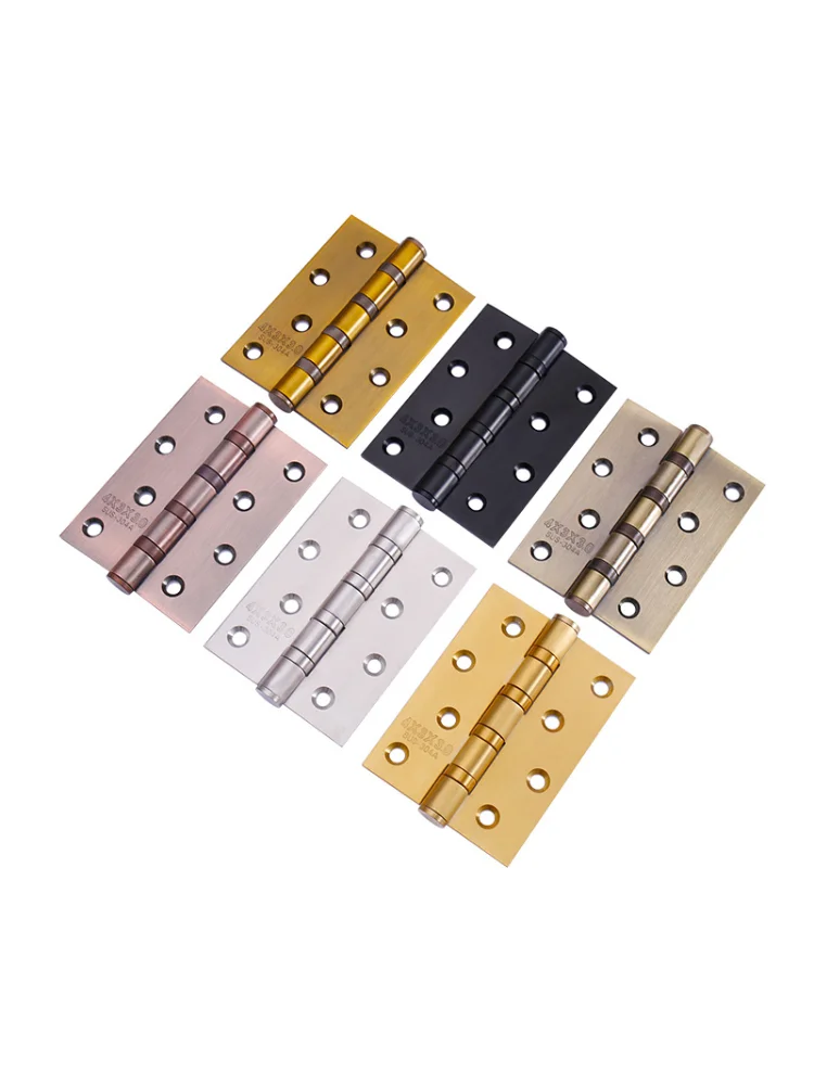 4 inch 10 cm bearing stainless steel casement hinge wooden door loose-leaf bronze thickened folding hinge mute hinge
4 inch 10 cm bearing stainless steel casement hinge wooden door loose-leaf bronze thickened folding hinge mute hinge