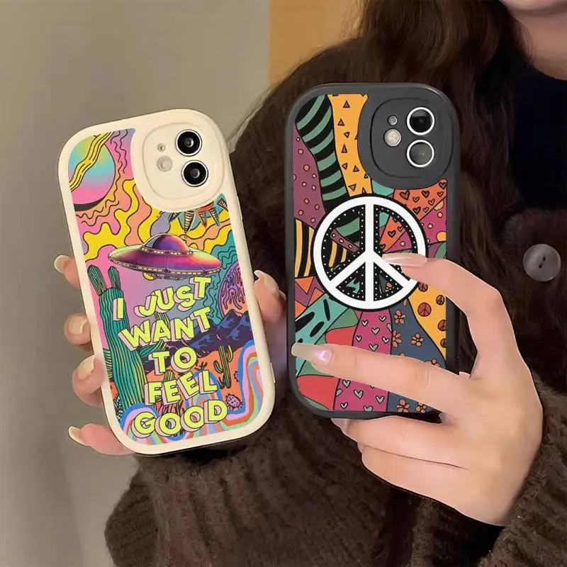 Indie Hippie Art Phone Case Hard Leather Phone Case for iPhone 13 12 Mini 11 14 Pro Max Xs X Xr 7 8 Plus 6 6s Se silicone Cover
Indie Hippie Art Phone Case Hard Leather Phone Case for iPhone 13 12 Mini 11 14 Pro Max Xs X Xr 7 8 Plus 6 6s Se silicone Cover