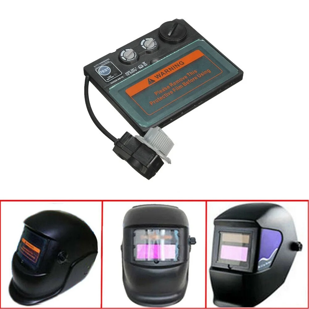 Solar Pro Auto Darken Welding Helmet Mask Lens Automated Filter Lens Hood Suitable For Most Welding Modes Sensitivity Adjustment
Solar Pro Auto Darken Welding Helmet Mask Lens Automated Filter Lens Hood Suitable For Most Welding Modes Sensitivity Adjustment