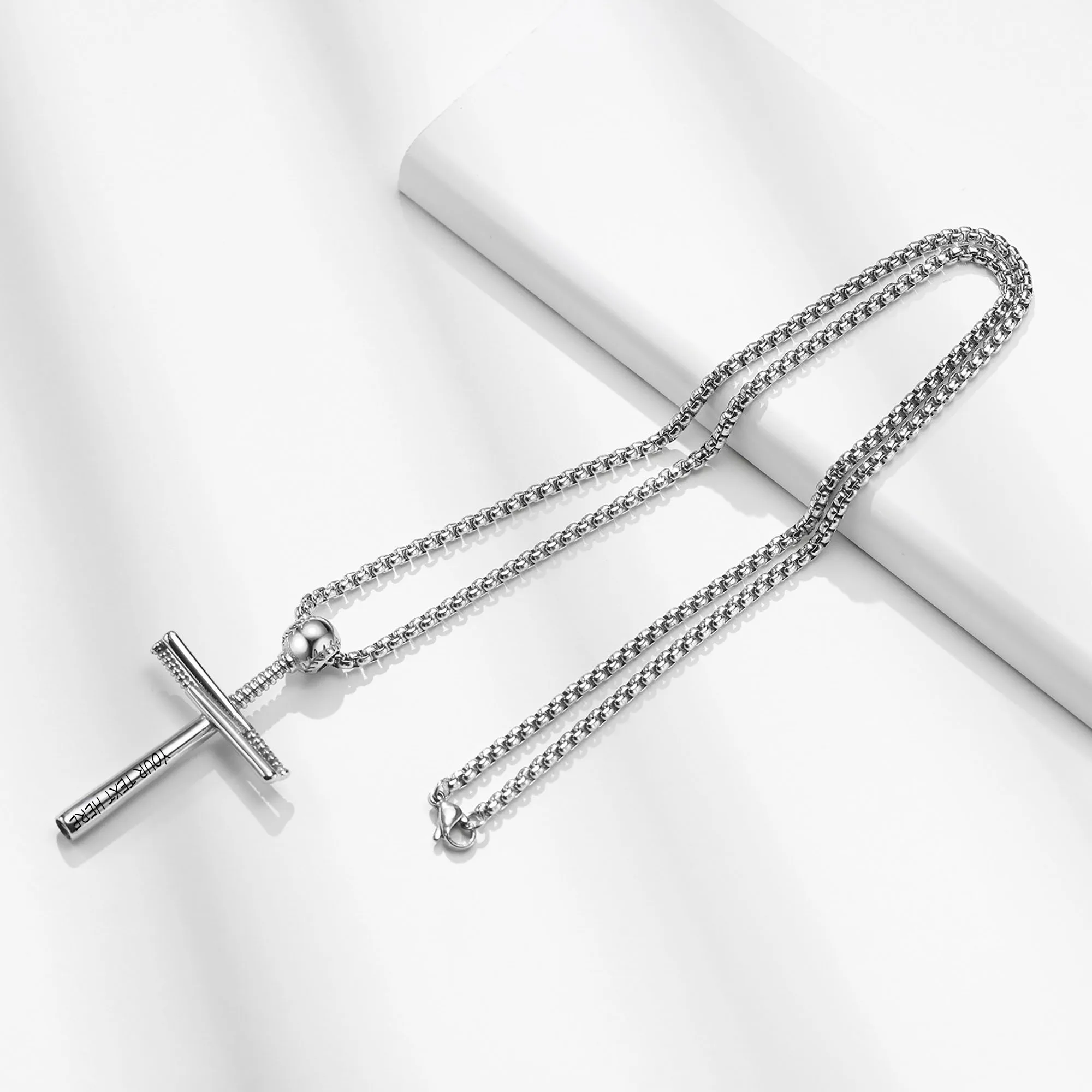 Cross Urn Necklace With Customizable Text Stainless Steel Urn Urn Jewelry Souvenir Memorial Pendant Cremation Memorial Jewelry
Cross Urn Necklace With Customizable Text Stainless Steel Urn Urn Jewelry Souvenir Memorial Pendant Cremation Memorial Jewelry