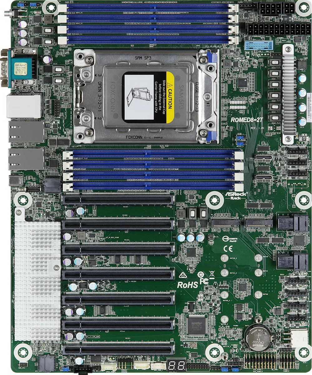 new Yongqing server motherboard ROMED8-2T dual-port Gigabit network card 7 full-speed PCIE X16 slots
new Yongqing server motherboard ROMED8-2T dual-port Gigabit network card 7 full-speed PCIE X16 slots