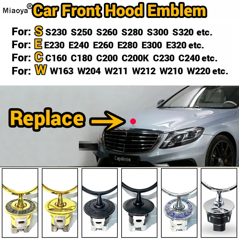 2218800086 2108800086 Car Front Hood Emblem Bonnet Label With Original Box for Mercedes Benz W204 W210 W211 W220 W212 C180 C200
2218800086 2108800086 Car Front Hood Emblem Bonnet Label With Original Box for Mercedes Benz W204 W210 W211 W220 W212 C180 C200