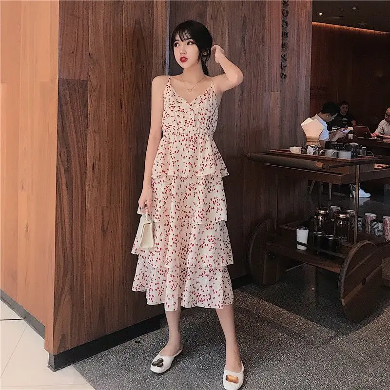 2022 Summer Women New Fashion Korean Chiffon Backless Dress Female Long Printed Dresses Ladies Loose Sleeveless Vestidos J05
2022 Summer Women New Fashion Korean Chiffon Backless Dress Female Long Printed Dresses Ladies Loose Sleeveless Vestidos J05