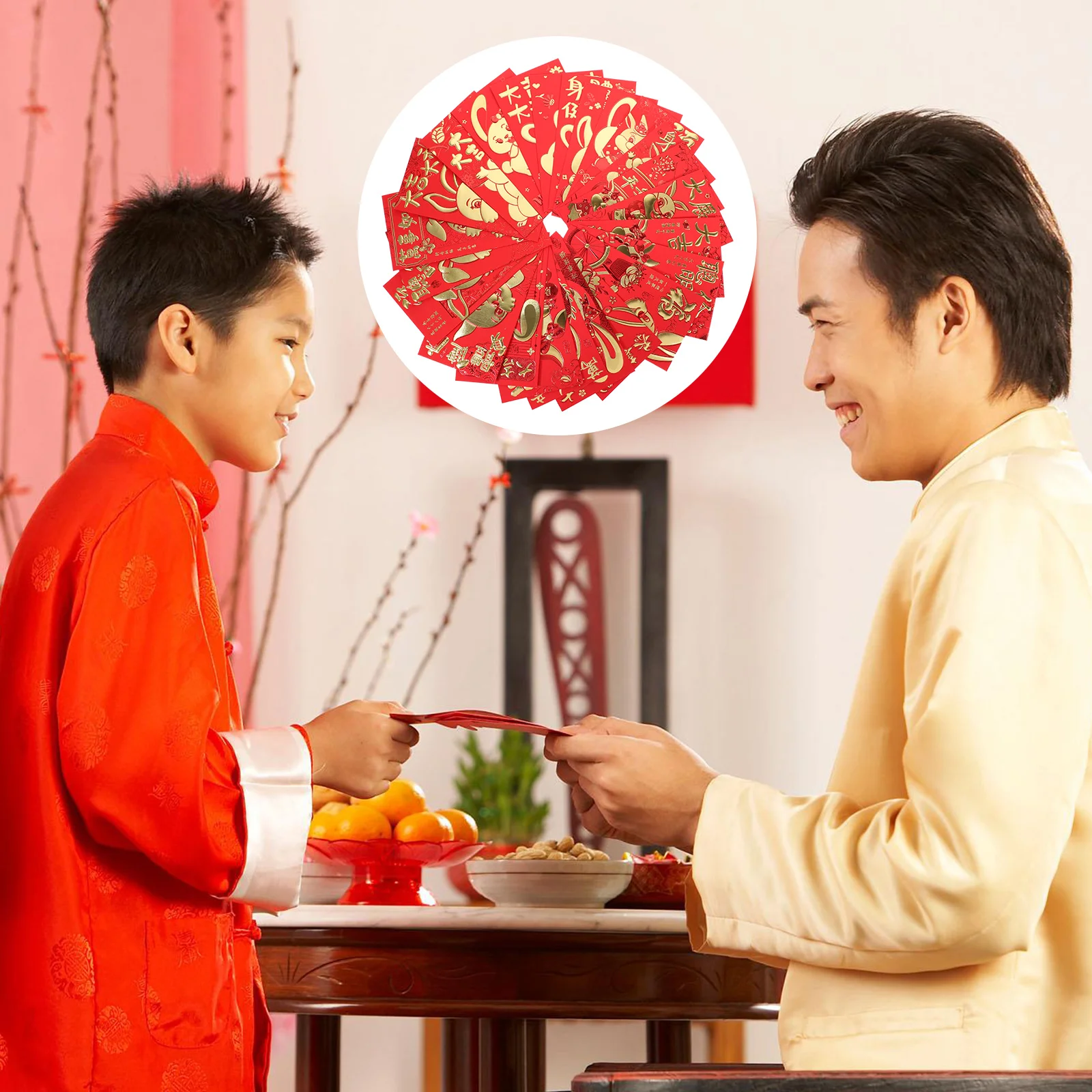 48Pcs Chinese Style Multi-use Decorative Zodiac Red Packet Festival Cash Packet for Children Decorate
48Pcs Chinese Style Multi-use Decorative Zodiac Red Packet Festival Cash Packet for Children Decorate