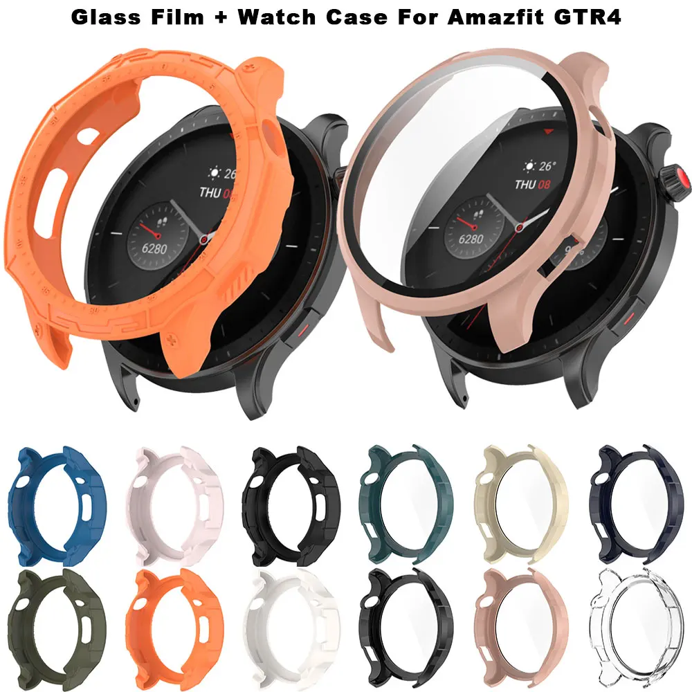 Soft Case For Amazfit GTR 4 Edge Shell Glass Screen Protector Film Smart Watch Protective Bumper Cover GTR4 Frame Accessories
Soft Case For Amazfit GTR 4 Edge Shell Glass Screen Protector Film Smart Watch Protective Bumper Cover GTR4 Frame Accessories