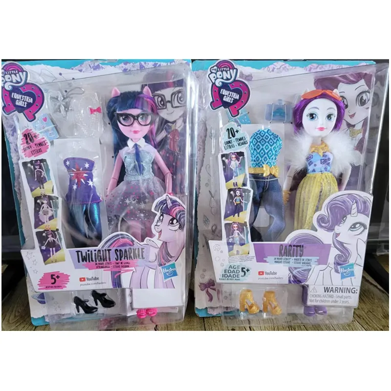 

Hasbro My Little Pony Twilight Sparkle Rarity Equestria Girls Doll Gifts Toy Model Anime Figures Collect Ornaments