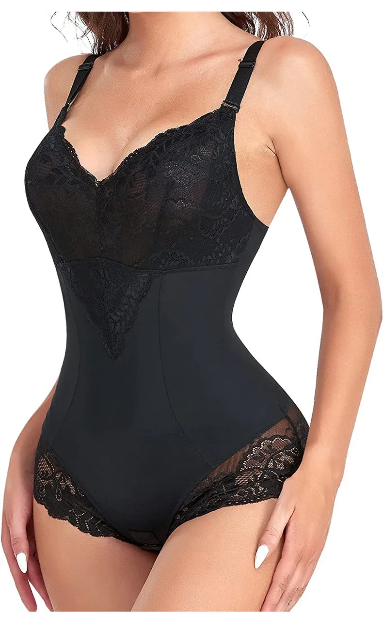 Sexy Bodysuit Women Tops Sleeveless T Back Rompers Deep V Neck Jumpsuit Lingerie Abdomen Tightening Tummy Control Underwear
Sexy Bodysuit Women Tops Sleeveless T Back Rompers Deep V Neck Jumpsuit Lingerie Abdomen Tightening Tummy Control Underwear