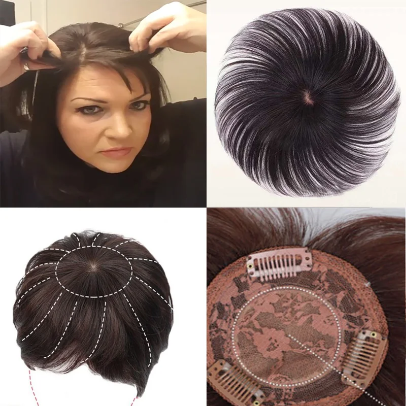 Natural Color 6 inch Short Straight Silk Base Hair Topper Human Hair Hair piece for Women Remy Women Toupee with Machine Weft
Natural Color 6 inch Short Straight Silk Base Hair Topper Human Hair Hair piece for Women Remy Women Toupee with Machine Weft