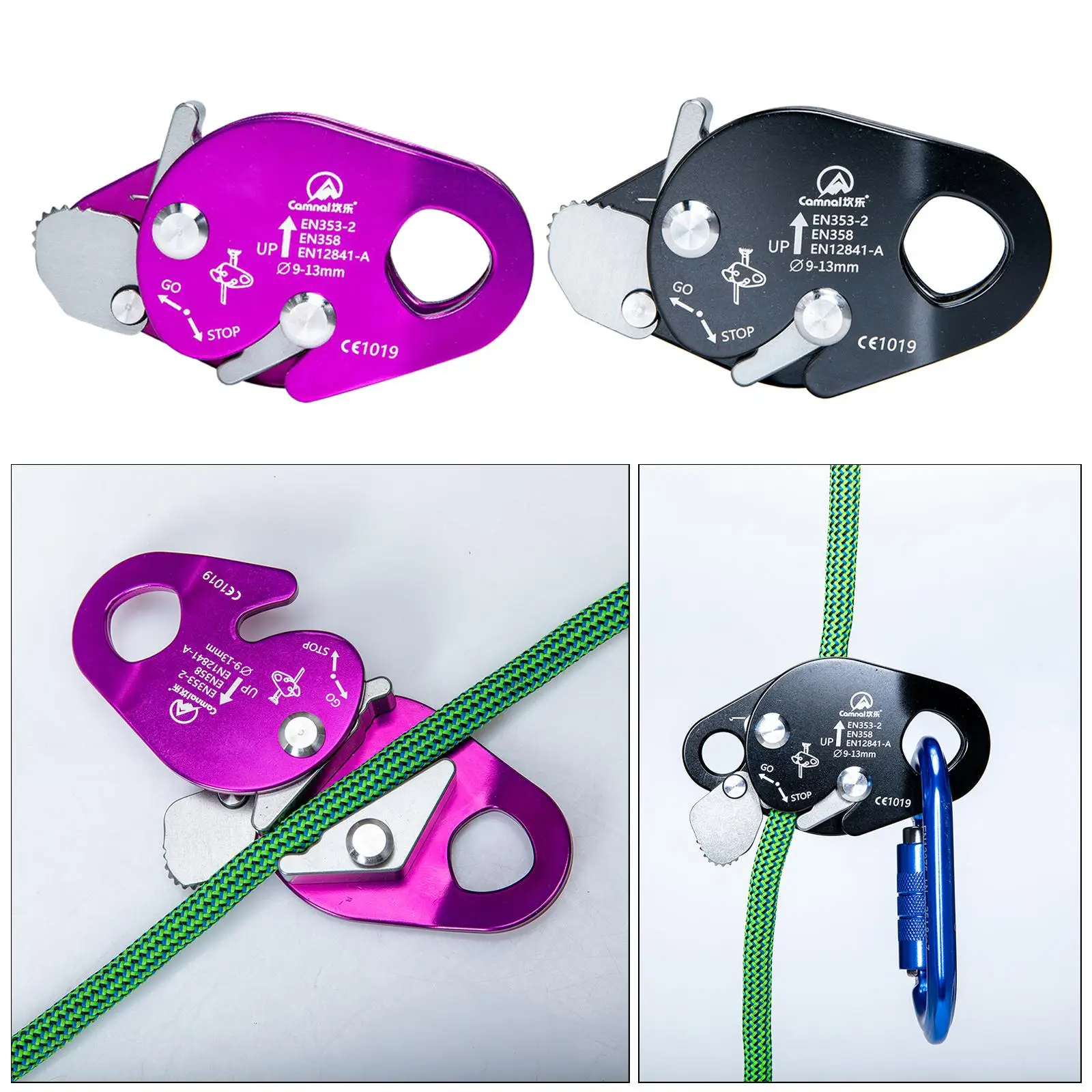 22KN Rock Climbing Rope Grab Adjuster, 9-13mm Outdoor Caving Protection Rope
22KN Rock Climbing Rope Grab Adjuster, 9-13mm Outdoor Caving Protection Rope