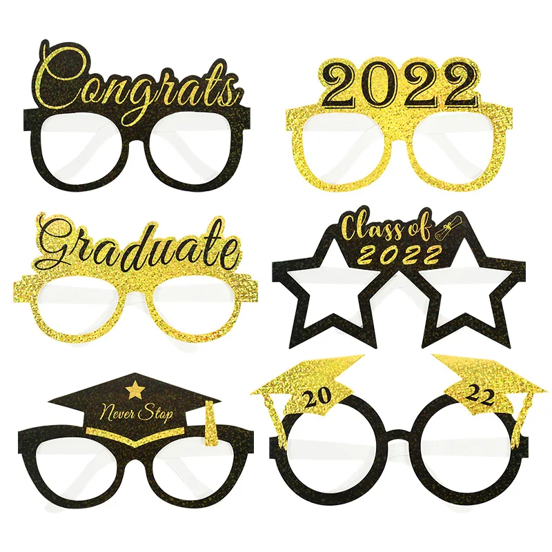6pcs Graduation Party Glitter Paper Glasses Graduation Party Photo Props Glasses Decoration Happy Graduation Party Photo Props
6pcs Graduation Party Glitter Paper Glasses Graduation Party Photo Props Glasses Decoration Happy Graduation Party Photo Props