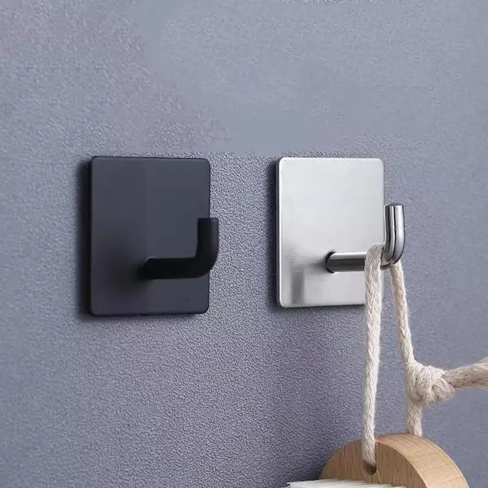 Stainless Steel Adhesive Wall Hooks Kitchen Organizer Storage Rack Holder Strong Multifunction Bathroom Clothers Hooks E1l7
Stainless Steel Adhesive Wall Hooks Kitchen Organizer Storage Rack Holder Strong Multifunction Bathroom Clothers Hooks E1l7