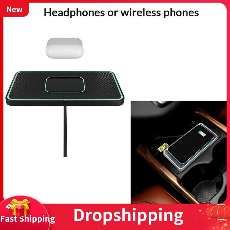 New 2-in-1 Fast Charging Car Wireless Charger Pad Non-slip Separate Design For Airport Iphone Samsung Mobile Phone Rubber
New 2-in-1 Fast Charging Car Wireless Charger Pad Non-slip Separate Design For Airport Iphone Samsung Mobile Phone Rubber