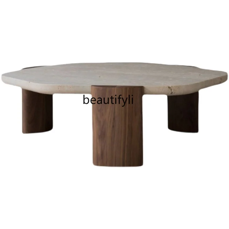 zq American Retro Solid Wood Coffee Table Stone Plate Cave Stone Tea Table Marble Living Room Small Apartment Tea Table
zq American Retro Solid Wood Coffee Table Stone Plate Cave Stone Tea Table Marble Living Room Small Apartment Tea Table