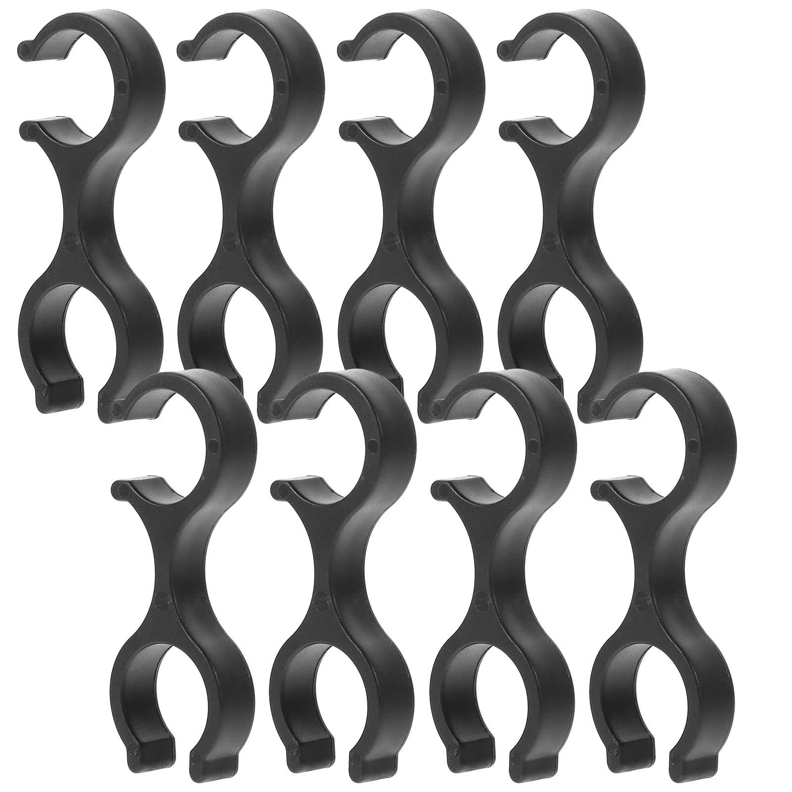 8pcs Alpenstock Handcuffs Shape Clips Housing Hose Guide for Outdoor Walking Stick (Black)
8pcs Alpenstock Handcuffs Shape Clips Housing Hose Guide for Outdoor Walking Stick (Black)