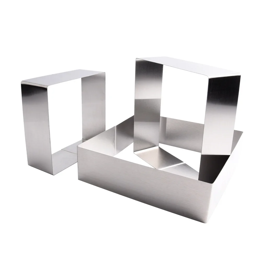 3pcs Mousse Rings Set Stainless Steel Square Tiramisu Cake Mold Cheese Cutter Pastry Mould Baking Tool
3pcs Mousse Rings Set Stainless Steel Square Tiramisu Cake Mold Cheese Cutter Pastry Mould Baking Tool