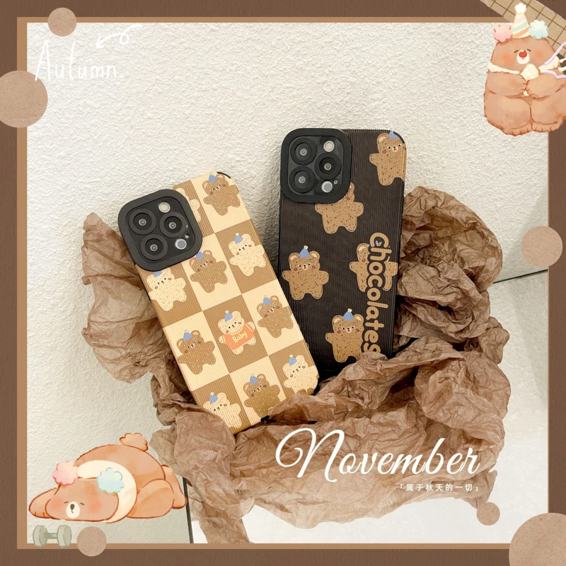 Bear Pattern Phone Case For iPhone 13 12 11 Pro Max X XR XS Max 7 8 Plus Case Camera Lens Protection Soft TPU Cover iphone 13pro
Bear Pattern Phone Case For iPhone 13 12 11 Pro Max X XR XS Max 7 8 Plus Case Camera Lens Protection Soft TPU Cover iphone 13pro