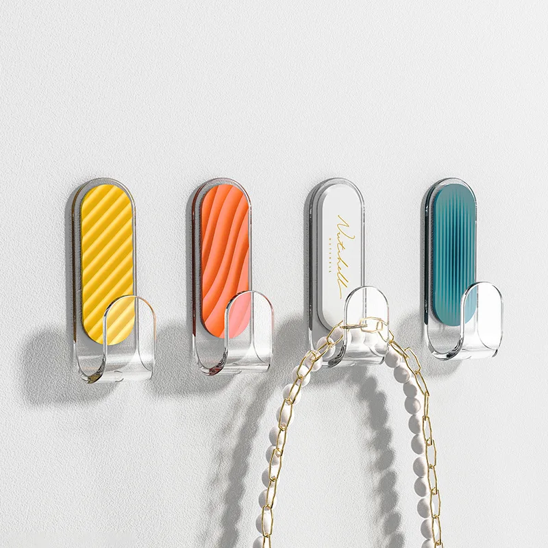 4Pcs Colorful Self Adhesive Wall Hooks For Kitchen Bathroom Non-marking Hook Multifunctional Hanging Hooks Home Storage Hooks
4Pcs Colorful Self Adhesive Wall Hooks For Kitchen Bathroom Non-marking Hook Multifunctional Hanging Hooks Home Storage Hooks