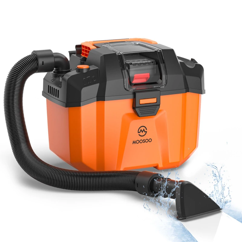 Portable Wet Dry Vac with Rechargeable Battery, 2.7 Gallon 3HP Strong Suction With Blower And Durable Hose for Home & Car
Portable Wet Dry Vac with Rechargeable Battery, 2.7 Gallon 3HP Strong Suction With Blower And Durable Hose for Home & Car
