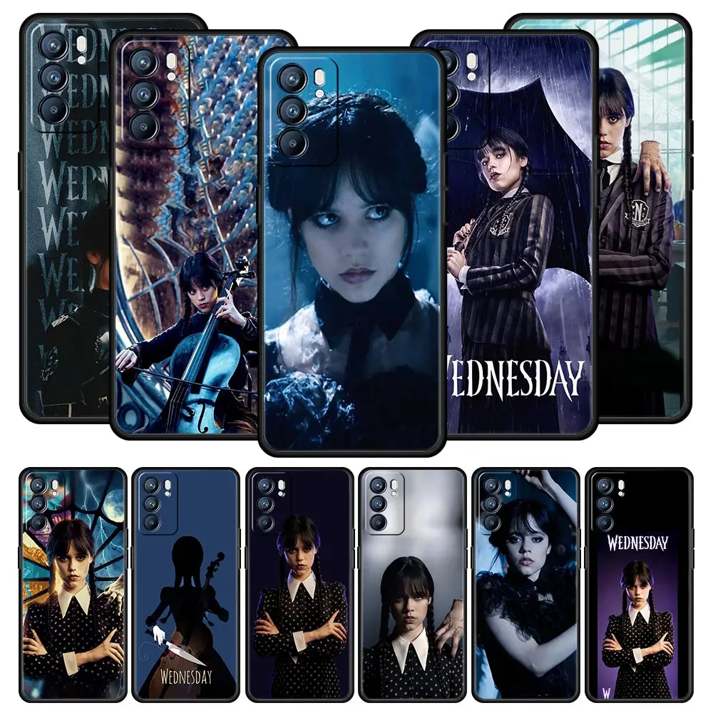 Wednesday Phone Case For Oppo Find X5 A54 A53 A52 A9 2020 A15 A95 A16 A76 A74 A12 Reno7 SE Reno6 Pro Plus 5G Soft Black Cover
Wednesday Phone Case For Oppo Find X5 A54 A53 A52 A9 2020 A15 A95 A16 A76 A74 A12 Reno7 SE Reno6 Pro Plus 5G Soft Black Cover