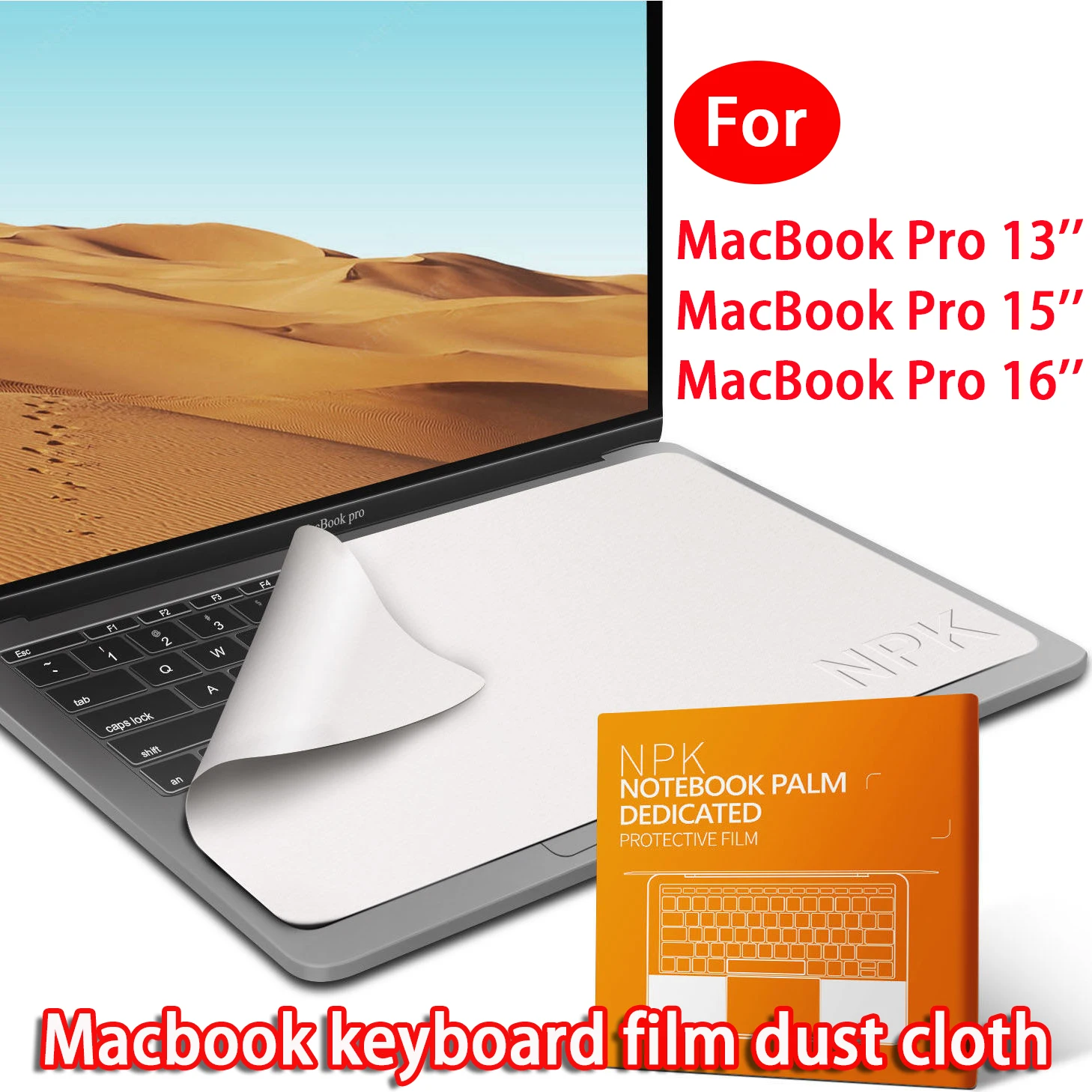 

Cubierta protectora para teclado, de tela a prueba de polvo pantalla de y Notebook, membrana limpia MacBook Pro 13 15 16 in