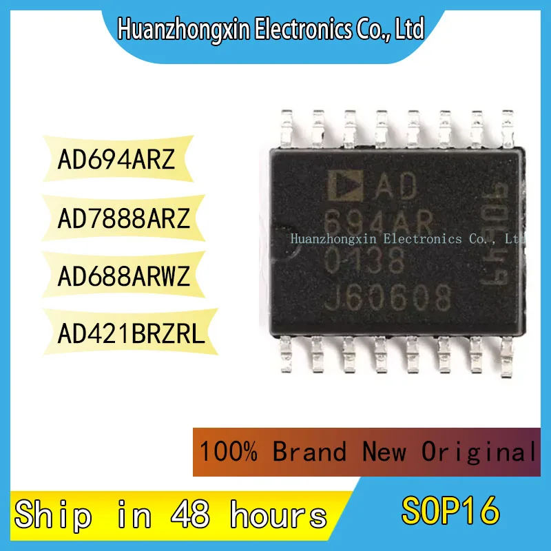 AD694ARZ AD7888ARZ AD688ARWZ AD421BRZRL SOP16 100% Brand New Original Chip Integrated Circuit Microcontroller
AD694ARZ AD7888ARZ AD688ARWZ AD421BRZRL SOP16 100% Brand New Original Chip Integrated Circuit Microcontroller