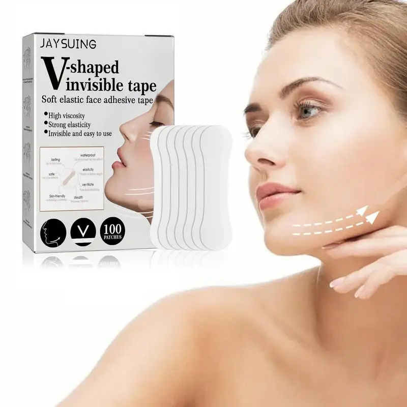 

Double Chin Reducer Invisible Face Lift Tape Lift Sticker For Face Instant Face Lifting Sticker Waterproof Makeup Face Lift