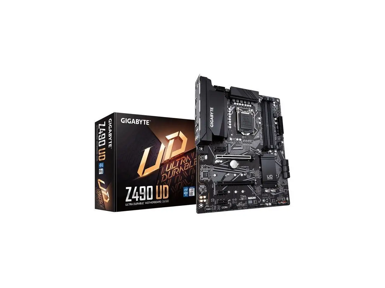 Gigabyte Ultra Durable Z490 UD LGA-1200 Comet Lake DDR4 ATX Desktop Motherboard
Gigabyte Ultra Durable Z490 UD LGA-1200 Comet Lake DDR4 ATX Desktop Motherboard