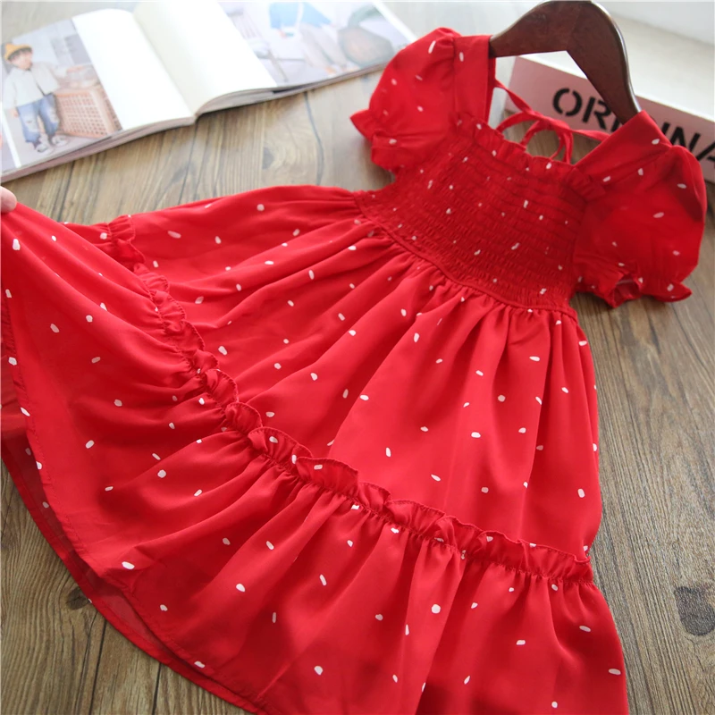 Stylish Girls Red Dress Kids Clothes Summer Cotton Dress 3-8 Year Children Wedding Birthday Party Dresses for Girls Classic
Stylish Girls Red Dress Kids Clothes Summer Cotton Dress 3-8 Year Children Wedding Birthday Party Dresses for Girls Classic