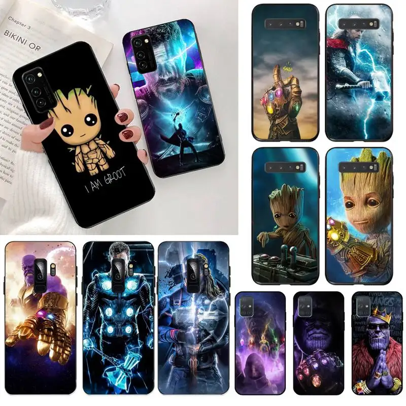 Marvel Heroes Thanos Thor Groot Series Phone Case For Samsung Galaxy S22 S21 Plus Ultra S20 FE M11 S8 S9 plus S10 5G lite 2020
Marvel Heroes Thanos Thor Groot Series Phone Case For Samsung Galaxy S22 S21 Plus Ultra S20 FE M11 S8 S9 plus S10 5G lite 2020