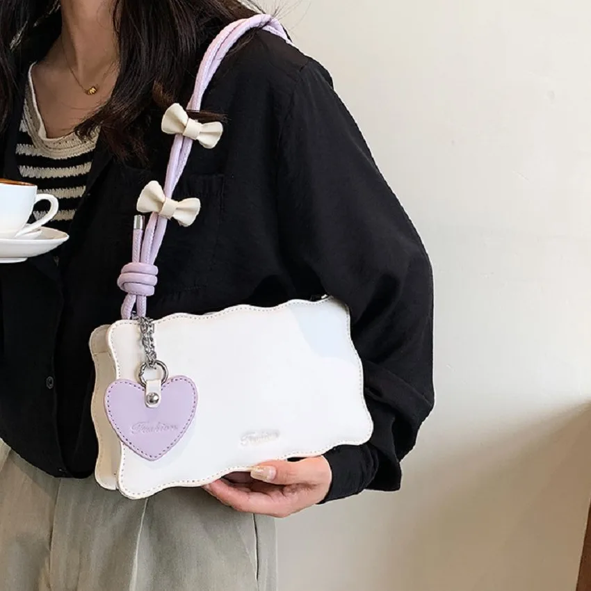 Fashion Women's Handbag 2023 Trend New In Kawaii Bow Ladies Shoulder Bag Heart Accessories Sac A Main Femme Shoppers
Fashion Women's Handbag 2023 Trend New In Kawaii Bow Ladies Shoulder Bag Heart Accessories Sac A Main Femme Shoppers