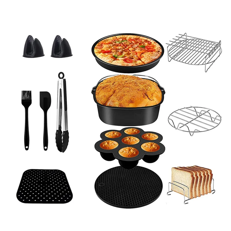 5.5 L Square Oil-Free Fryer Accessories,for Cosaori/Philips 5L 5.2L 5.5L 5.7L and More,All Brands of Square Air Fryers
5.5 L Square Oil-Free Fryer Accessories,for Cosaori/Philips 5L 5.2L 5.5L 5.7L and More,All Brands of Square Air Fryers