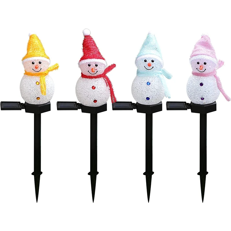 Snowman Solar Lights Christmas Solar Powered LED Snowman Light Decor Outdoor Garden Stake Lamps Xmas
Snowman Solar Lights Christmas Solar Powered LED Snowman Light Decor Outdoor Garden Stake Lamps Xmas