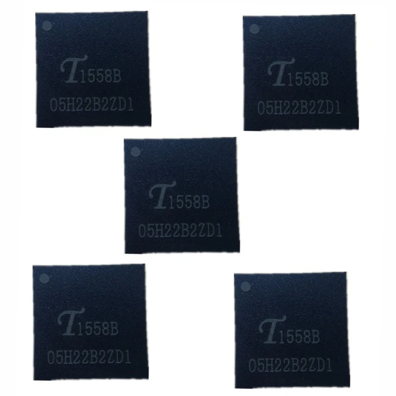 5Pcs T1558 10Nm ASIC Chip T1558B Miner Chip for BINNOSILICON T1 T2 Cheetah F1 F3 F5M for BTC Bitcoin Miner
5Pcs T1558 10Nm ASIC Chip T1558B Miner Chip for BINNOSILICON T1 T2 Cheetah F1 F3 F5M for BTC Bitcoin Miner