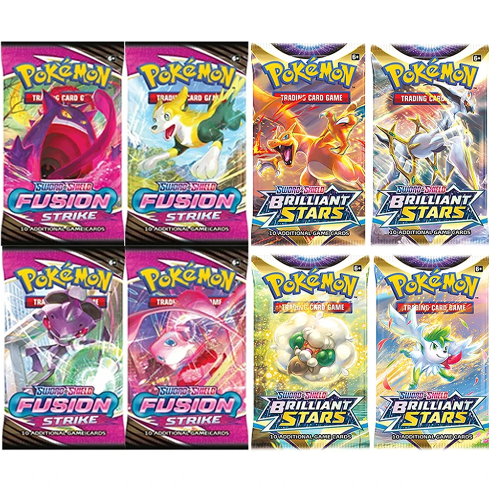 22 вида игрушечных карт «Pokemon», «Fusion Strike», «бриллиантовые звезды», «единый ум», «эволюции», «усилитель», коллекционные открытки оптом
22 вида игрушечных карт «Pokemon», «Fusion Strike», «бриллиантовые звезды», «единый ум», «эволюции», «усилитель», коллекционные открытки оптом