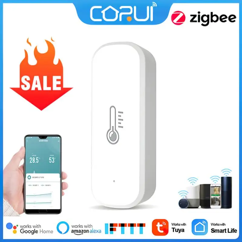 Гигрометр, термометр с голосовым управлением Smart Life / Tuya App Tuya Zigbee, умный датчик температуры и влажности, дистанционный монитор
Гигрометр, термометр с голосовым управлением Smart Life / Tuya App Tuya Zigbee, умный датчик температуры и влажности, дистанционный монитор