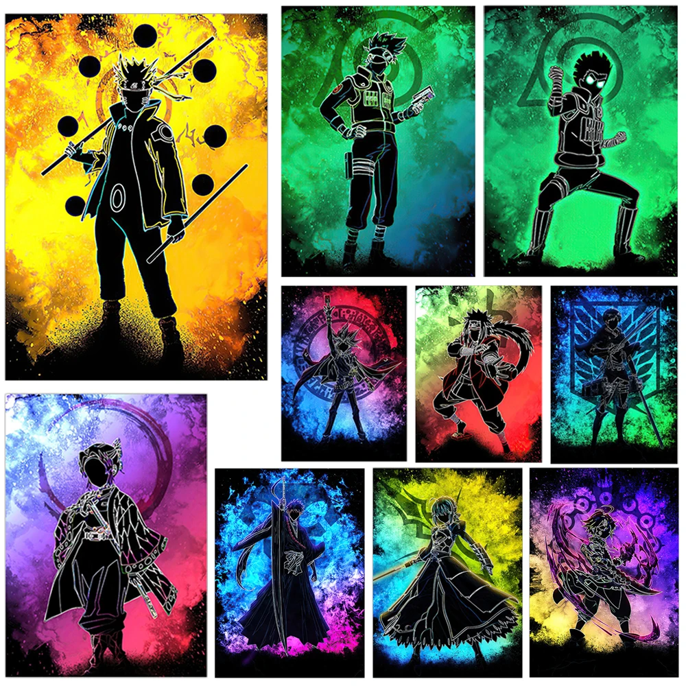 Anime Naruto Canvas Poster Cartoons Figures Watercolor Vintage Posters for Living Children Room Wall Decoration Painting Sticker
Anime Naruto Canvas Poster Cartoons Figures Watercolor Vintage Posters for Living Children Room Wall Decoration Painting Sticker