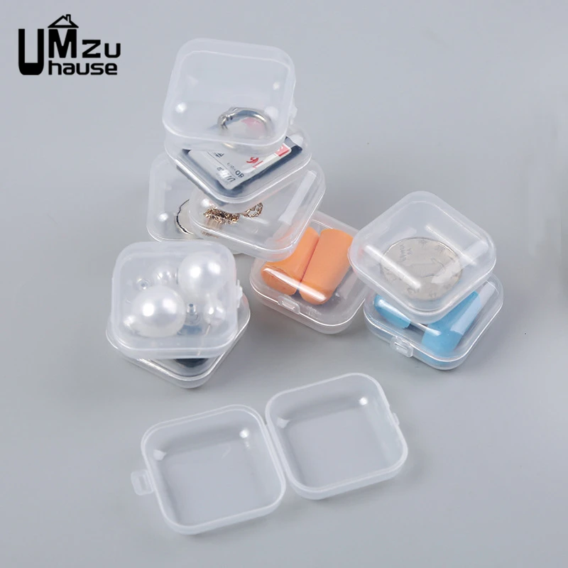 5PCS Mini Storage Boxes Jewelry Ornaments Earrings Pill Clips Earplug Portable Transparent Case Organizers Desktop Organization
5PCS Mini Storage Boxes Jewelry Ornaments Earrings Pill Clips Earplug Portable Transparent Case Organizers Desktop Organization
