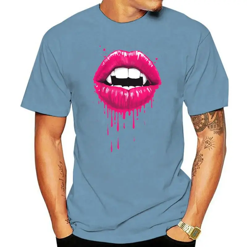 Summer Men's t-shirt Sexy Vampire Lips True Blood Gaming Shirt Funny Cool Tees Tops Harajuku Streetwear
Summer Men's t-shirt Sexy Vampire Lips True Blood Gaming Shirt Funny Cool Tees Tops Harajuku Streetwear