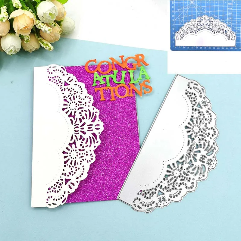 Greeting card lace decoration metal cutting dies DIY scrapbooking embossed card photo album decoration handmade crafts
Greeting card lace decoration metal cutting dies DIY scrapbooking embossed card photo album decoration handmade crafts