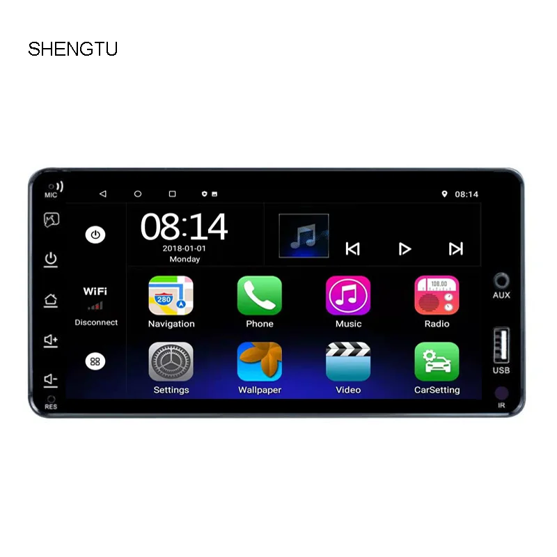 7-дюймовый Android автомобильный мультимедийный USB-навигатор, стерео для Toyota HD 1080P, поддержка фильмов, зеркальная связь, камера заднего вида, авт...
7-дюймовый Android автомобильный мультимедийный USB-навигатор, стерео для Toyota HD 1080P, поддержка фильмов, зеркальная связь, камера заднего вида, авт...