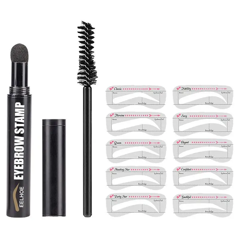 Shaping Kit Professional Eye Brow Gel Stamp Makeup Kit With 10 Reusable Eyebrow Stencils Eyebrow Brushes
Shaping Kit Professional Eye Brow Gel Stamp Makeup Kit With 10 Reusable Eyebrow Stencils Eyebrow Brushes