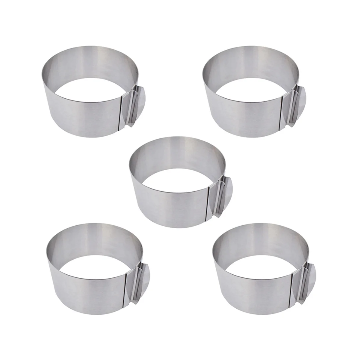 Adjustable Stainless Steel Mousse Circle 3D Round Cake Baking Mold Cake Decoration Tool Accessories
Adjustable Stainless Steel Mousse Circle 3D Round Cake Baking Mold Cake Decoration Tool Accessories