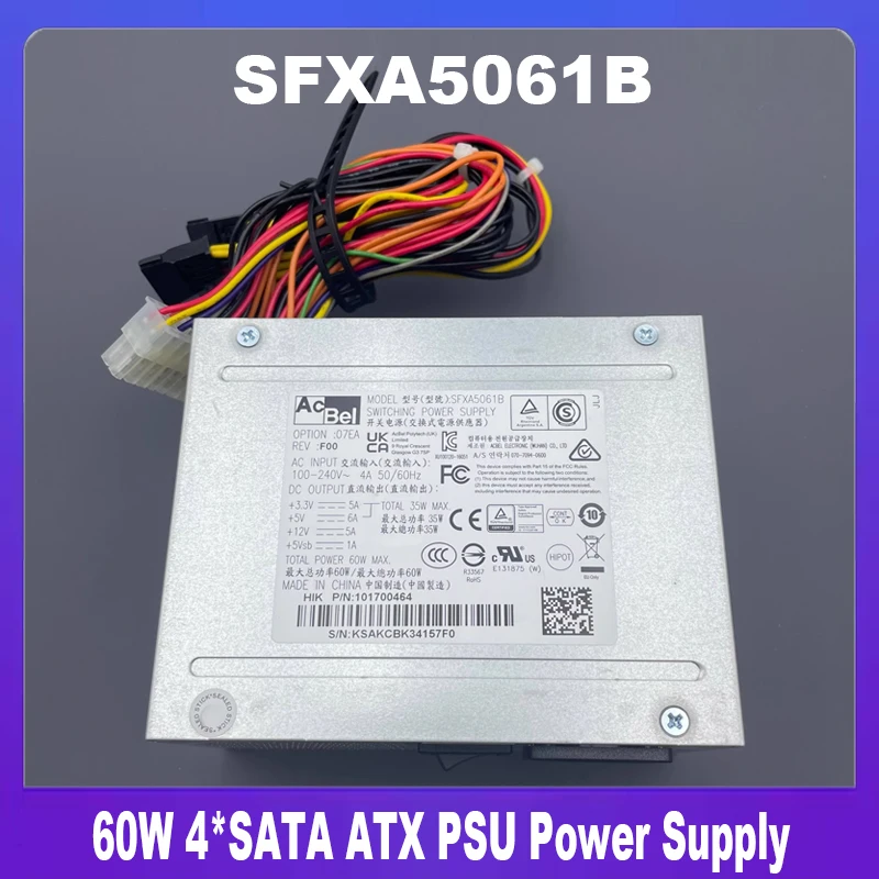 Блок питания SFXA5061B 60 Вт ATX
Блок питания SFXA5061B 60 Вт ATX