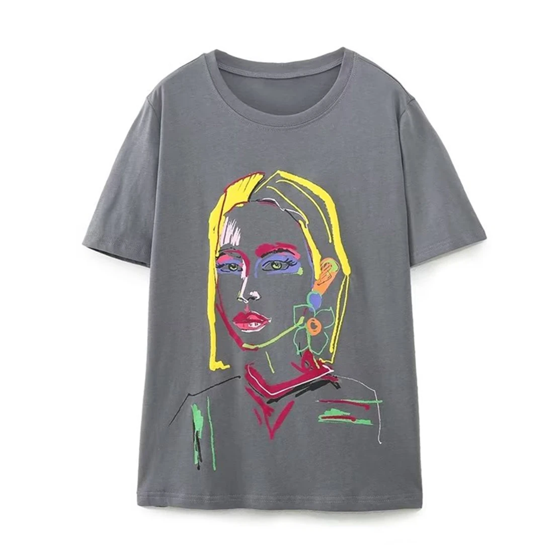 Elmsk 2023 Summer Tshirts Women New Fashion Girl Avatar Retro Print T-shirt Female
Elmsk 2023 Summer Tshirts Women New Fashion Girl Avatar Retro Print T-shirt Female