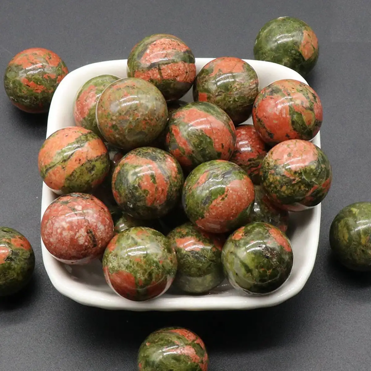 20MM Unakite Round Beads for DIY Making Jewelry NO-Drilled Hole Loose Healing Energy Cute Stone Crystal Sphere Balls
20MM Unakite Round Beads for DIY Making Jewelry NO-Drilled Hole Loose Healing Energy Cute Stone Crystal Sphere Balls