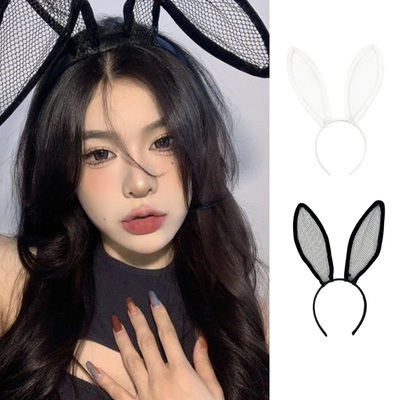 Lace Rabbit Ears Headband for Women Girls Cute Bunny Ear Headwear Party Favor Costume Accessory for Halloween Christmas
Lace Rabbit Ears Headband for Women Girls Cute Bunny Ear Headwear Party Favor Costume Accessory for Halloween Christmas