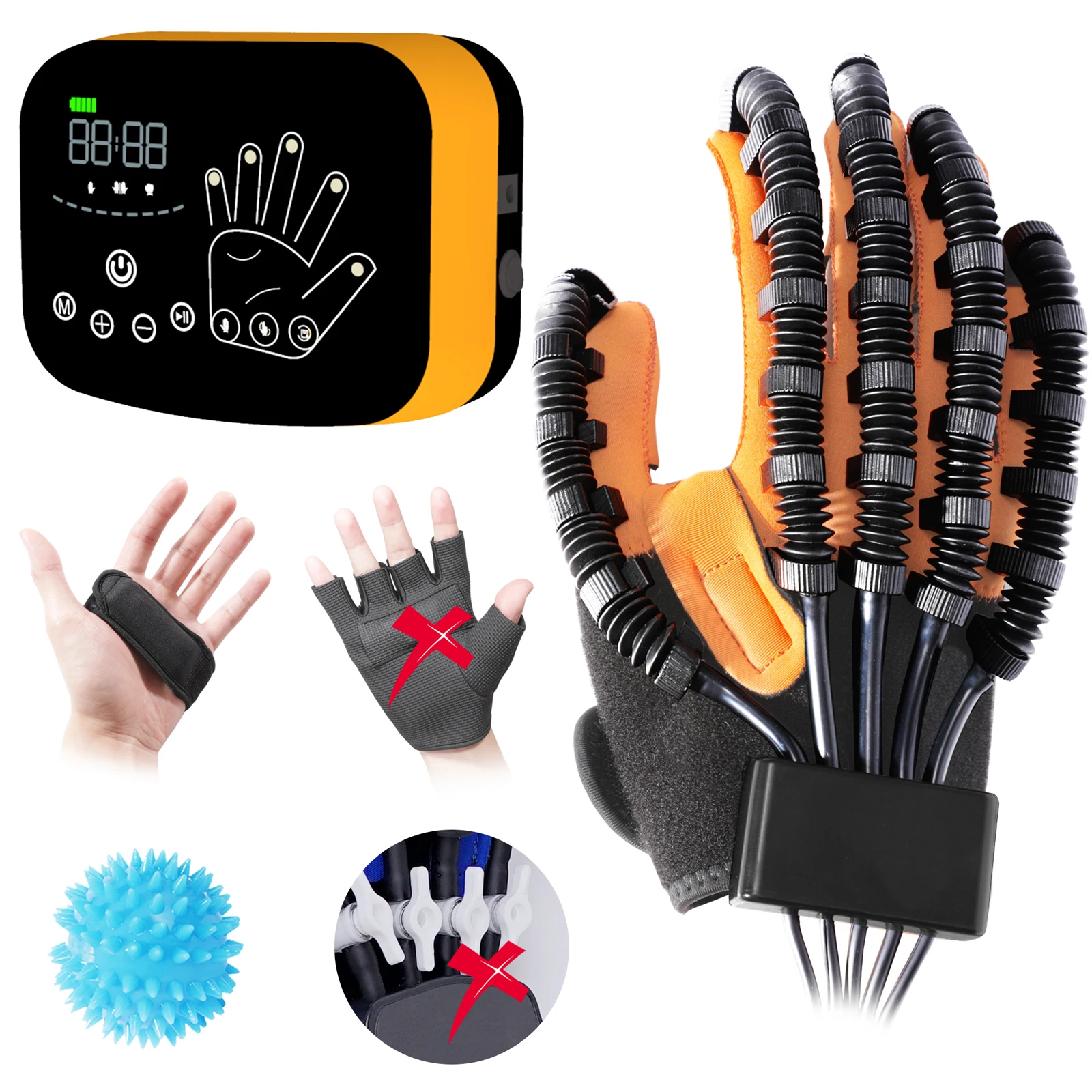 Intelligent Rehabilitation Robot Gloves Stroke Hemiplegia Training Hand Function Physical Therapy Equipment Finger Exerciser
Intelligent Rehabilitation Robot Gloves Stroke Hemiplegia Training Hand Function Physical Therapy Equipment Finger Exerciser