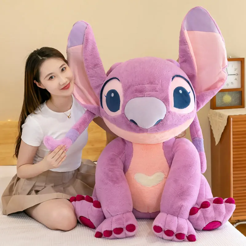 Большая плюшевая кукла Disney «Лило и Стич», милая Стич-девушка, ангел, плюшевая игрушка для пар, подарок для девушки на день рождения, 30/45/60/80 см
Большая плюшевая кукла Disney «Лило и Стич», милая Стич-девушка, ангел, плюшевая игрушка для пар, подарок для девушки на день рождения, 30/45/60/80 см